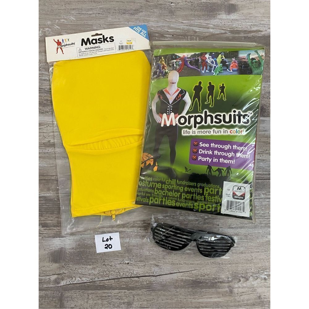 Morphsuits Vampire Sz Medium Halloween Costume Lot 20